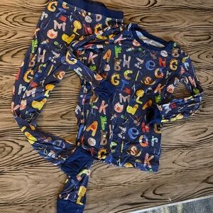 Little Sleepies ABC Bamboo Pajama Set